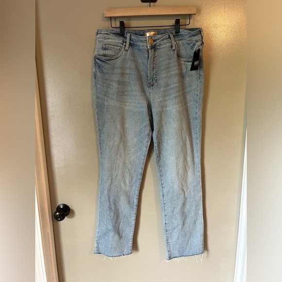 KUT from the Kloth high rise Reese fab ab jeans size 14 NWT - Picture 1 of 5